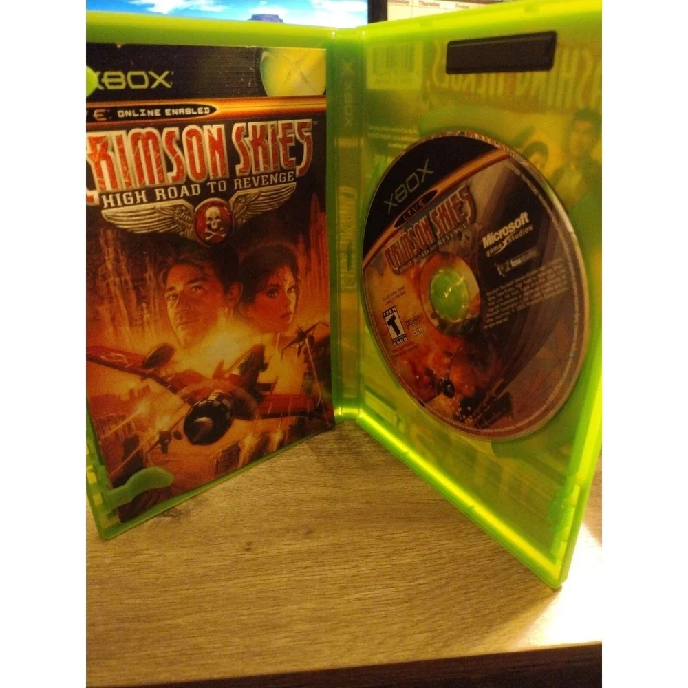 Crimson Skies High Road to Revenge Microsoft Xbox OG Game CIB Manual 2003